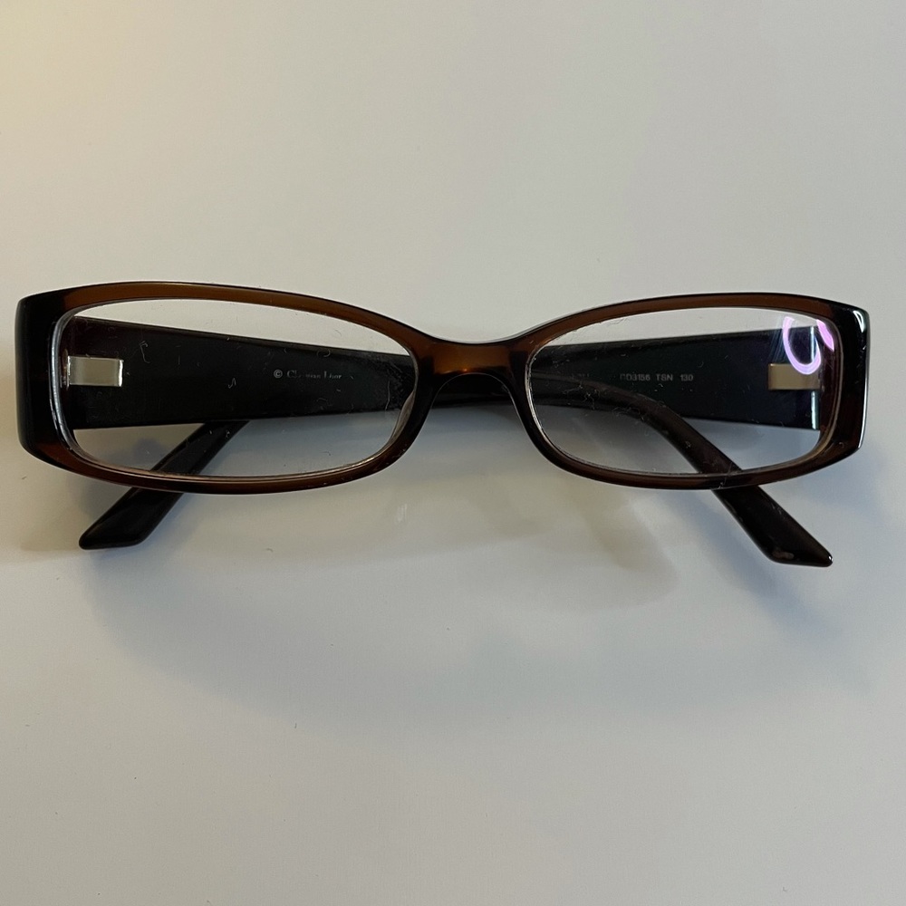 Brown Rectangular Women's Glasses